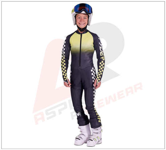 Spyder Performance GS Junior Race Suit - Lime Ice