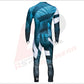 Tiger Adult Race Suit - Aqua/Blue