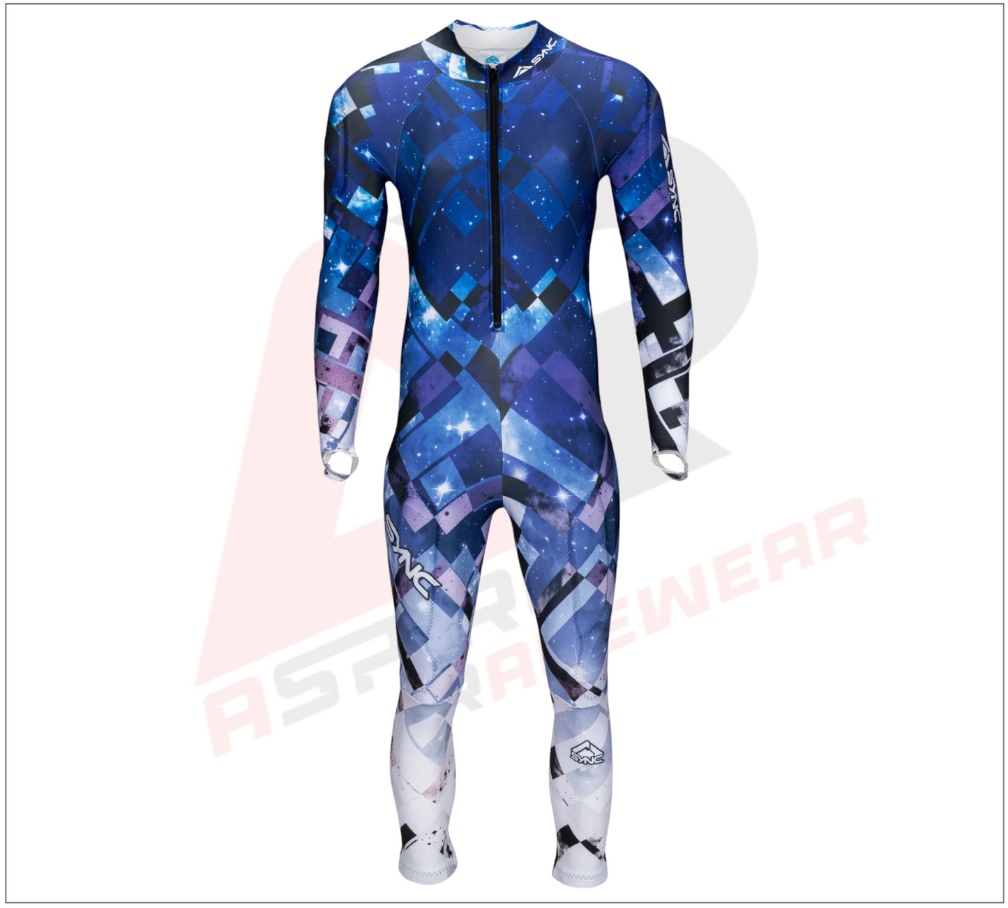 Stellar Adult Race Suit - Blue/Purple