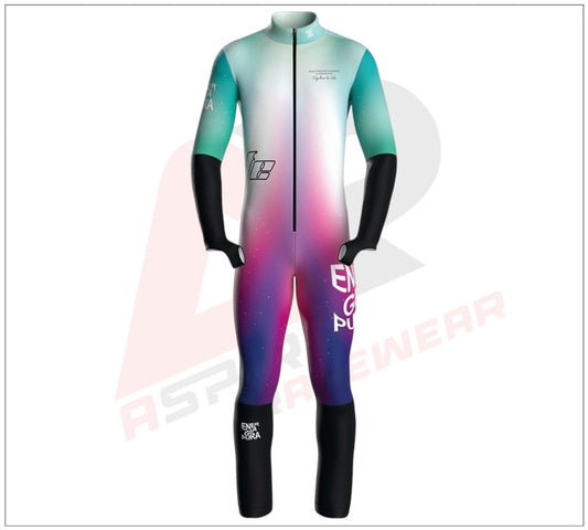 Energiapura Aurora ThermoSpeed Light Padded Junior Race Suit - Multicolour