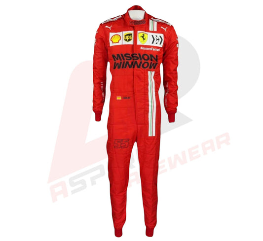 2021 Carlos Sainz Race Scuderia Ferrari F1 Suit