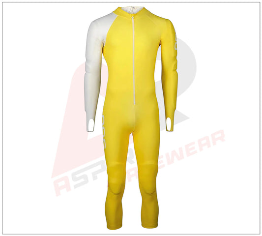 POC Skin GS Race Suit Yellow White