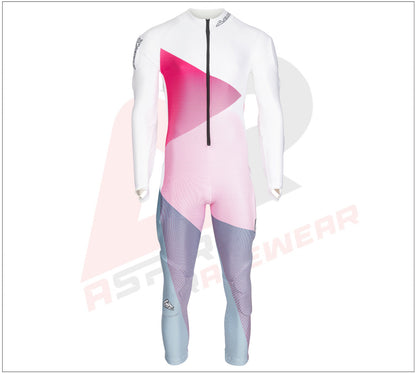 Sammi Adult Race Suit - White/Pink