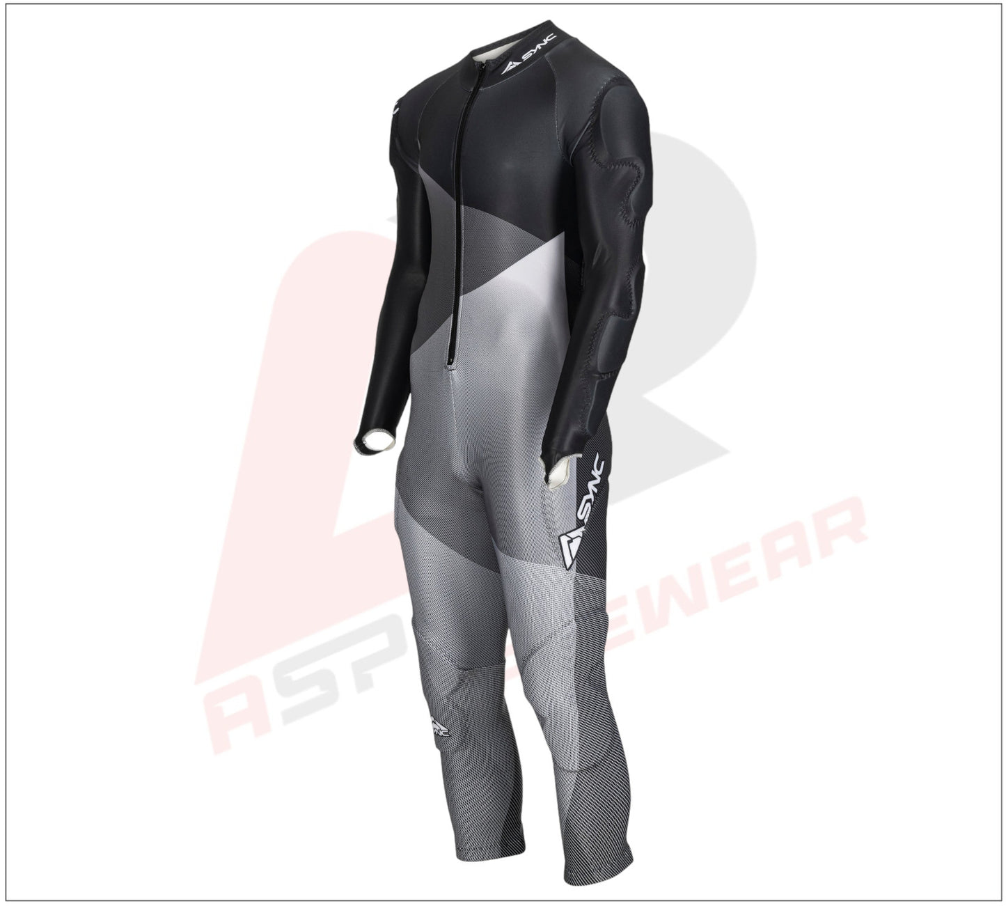 Sammi Adult Race Suit - Black/White