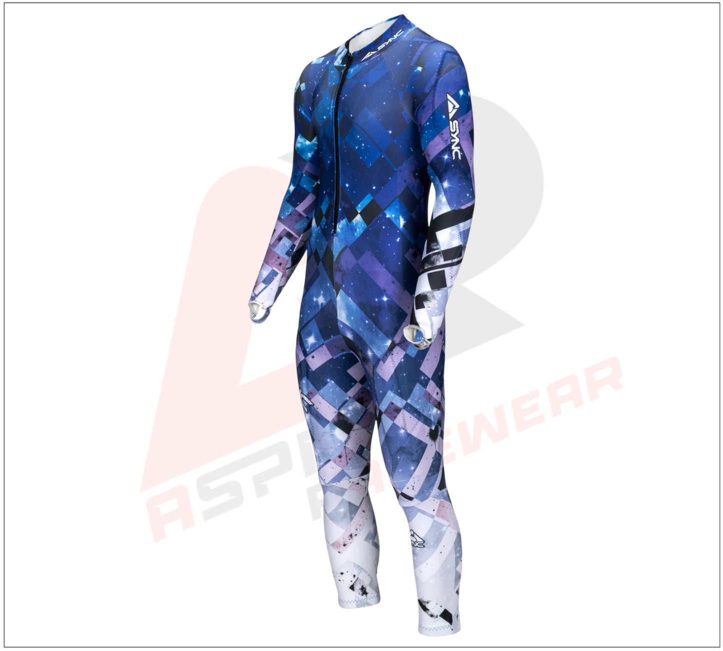 Stellar Adult Race Suit - Blue/Purple