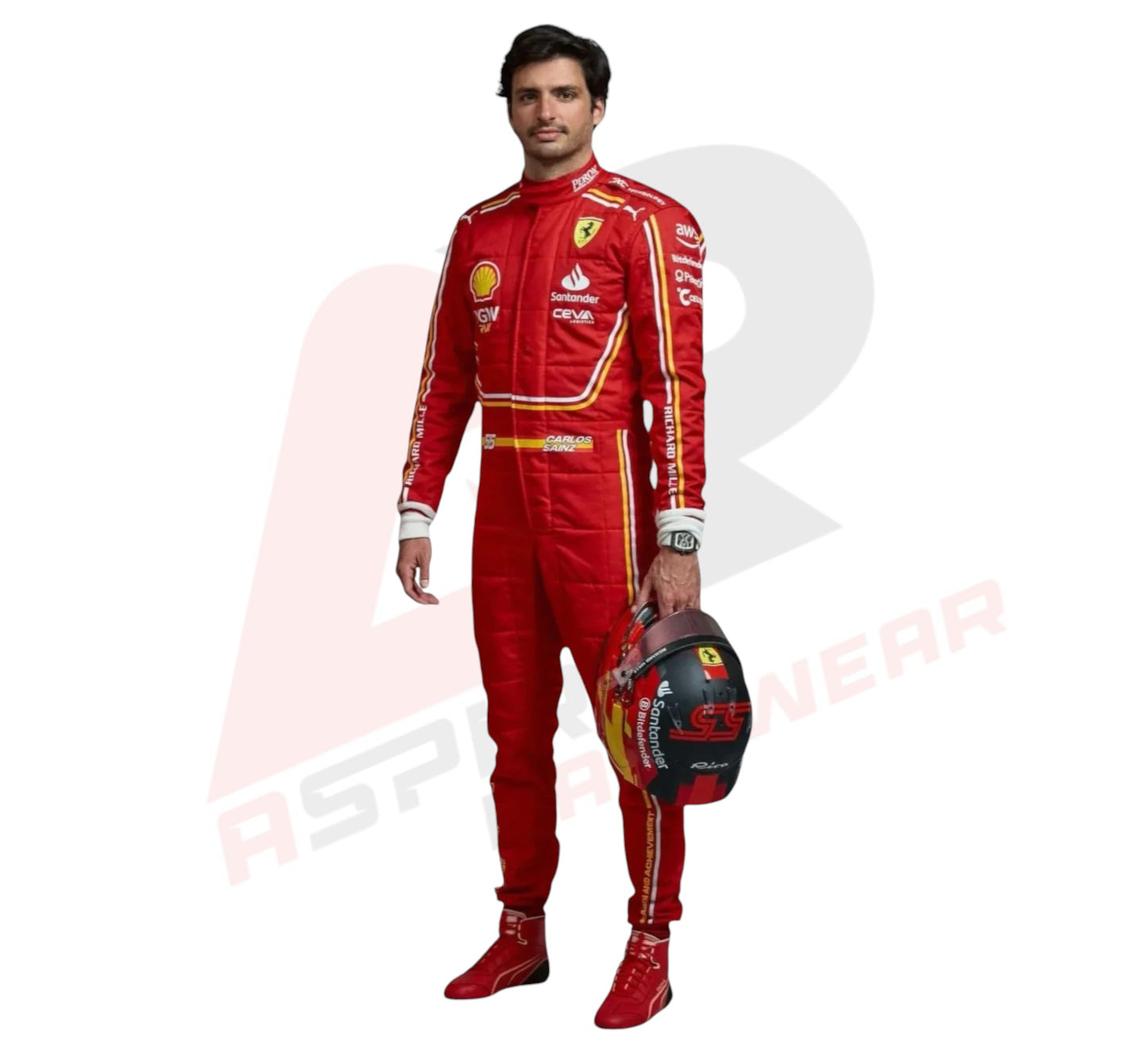 2024 Carlos Sainz Jr. Scuderia Ferrari Race suit New