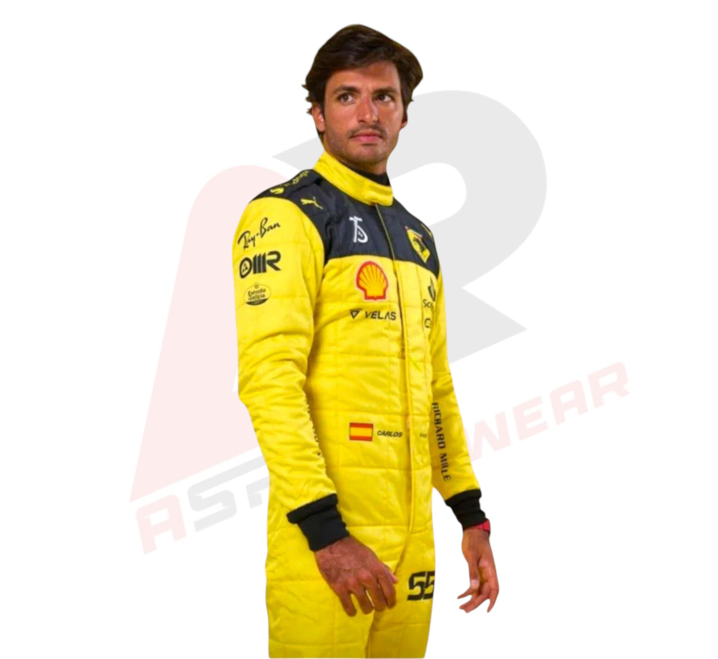 New 2022 Carlos Sainz Ferrari F1 Racing Suit - MONZA GP