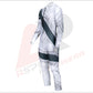 Tiger Adult Race Suit - White/Black