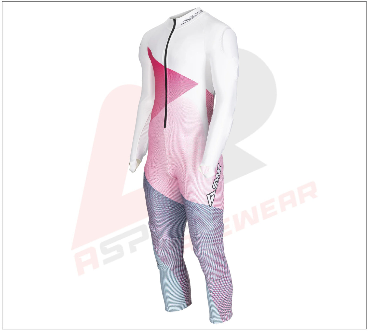 Sammi Adult Race Suit - White/Pink