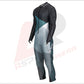 Sammi Adult Race Suit - Aqua/Black