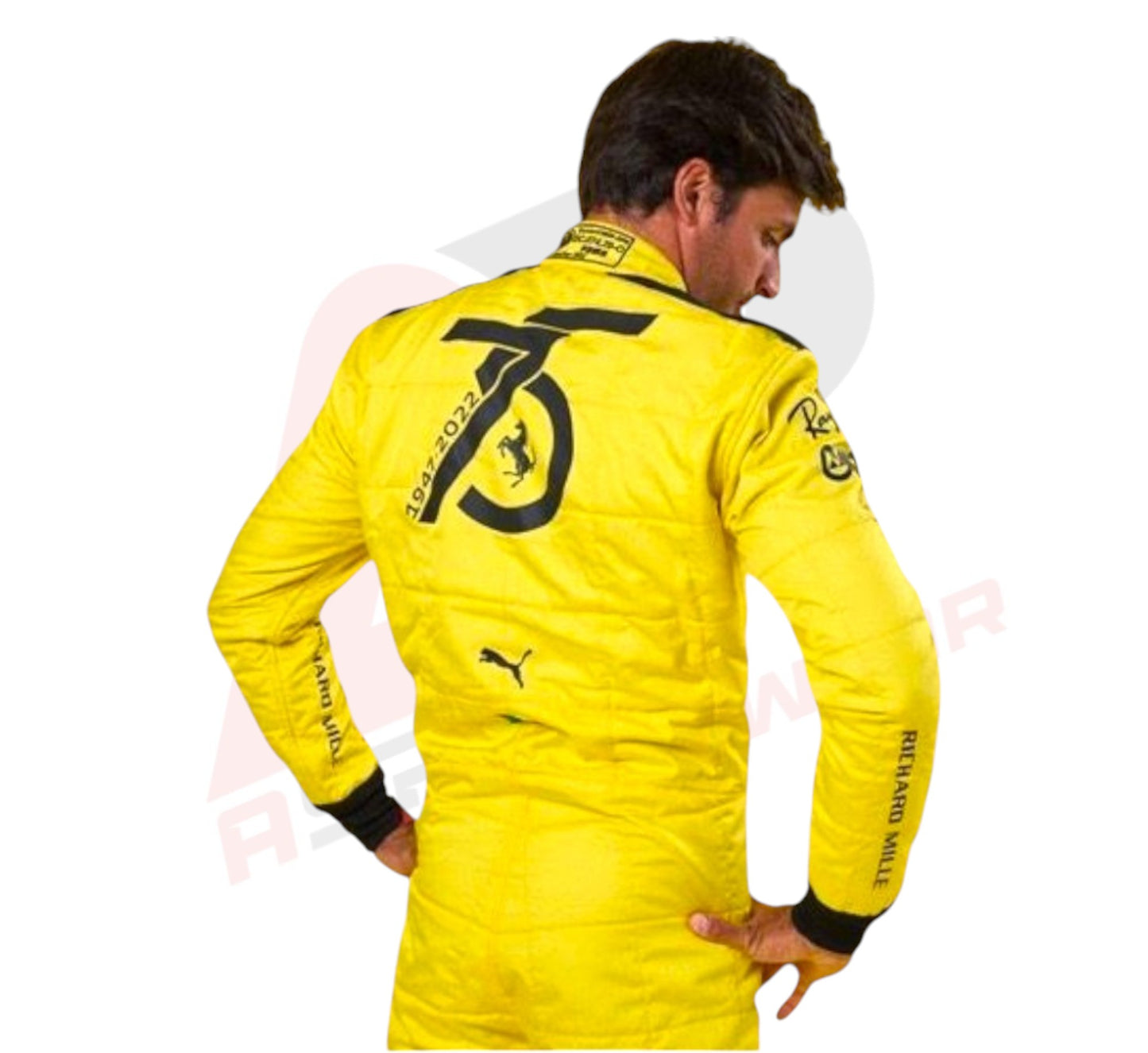 New 2022 Carlos Sainz Ferrari F1 Racing Suit - MONZA GP